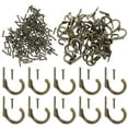 thumbnail image 2 of Oraceous 58pcs Wall Mounted Coat Hooks Small Hooks Decorative Hooks for Hanging Things, 2 of 10