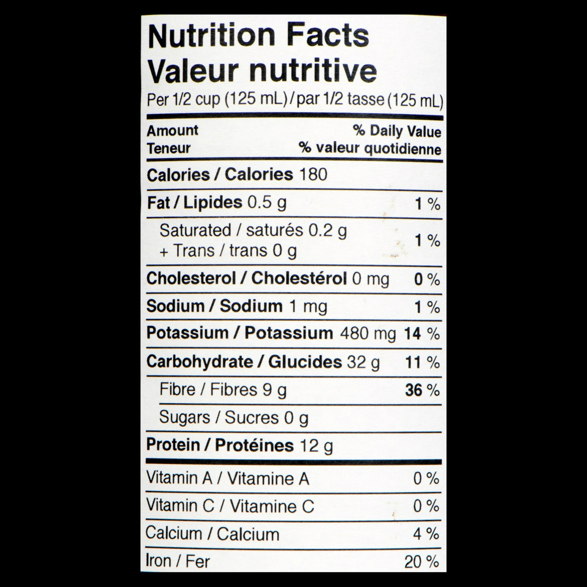 Unico Haricots Noires sans sel ajouté