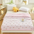 thumbnail image 4 of Apmemiss Back to School Clearance Summer Washed Conditioned Quilt Summer Cool Quilt Washable Thin Quilt Quilt Core Student Bedroom Dormitory Summer Quilt, 4 of 6