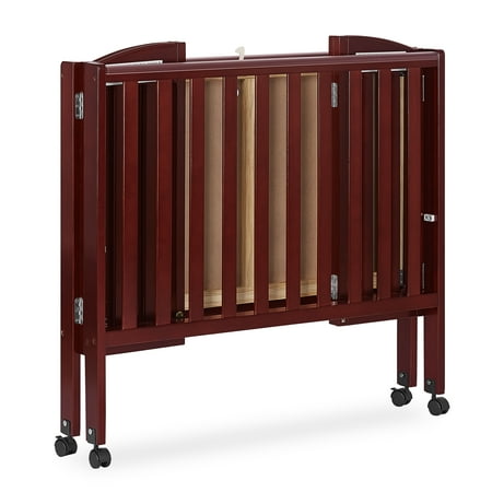 Photo 1 of Dream On Me 2-in-1 Folding Portable Mini Crib, Cherry