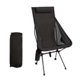 thumbnail image 4 of Silla Plegable Colamx Estable Para Exteriores Negro, 4 of 8