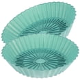thumbnail image 3 of LEEYNEER 2 Pcs Doublure en Silicone pour Friteuse à Air Chaud Antiadhésive Réutilisable Distribution de Chaleur.47x7.47x2.20 Po, 3 of 8