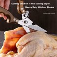 thumbnail image 4 of Kitchen Shears Heavy Duty,Kitchen Scissors Heavy Duty,Poultry Shears Heavy Duty Professional,Upgraded Meat Scissors Heavy Duty Food Scissors,Turkey Shears,Bone, 4 of 6