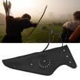 thumbnail image 1 of Archery  Holder, Compact and Portable PU Leather Tear Resistance Shoulder Back Quiver  for Outdoor Hunting, 1 of 7
