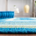 thumbnail image 6 of Safavieh Braided 3' X 5' Hand Woven Rug in Aqua / Green, 6 of 13