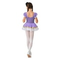thumbnail image 2 of iiniim Girls Christmas Elf Santa Claus Dance Tutu Dress Ballet Figure Ice Skater Dancewear Purple 14, 2 of 7