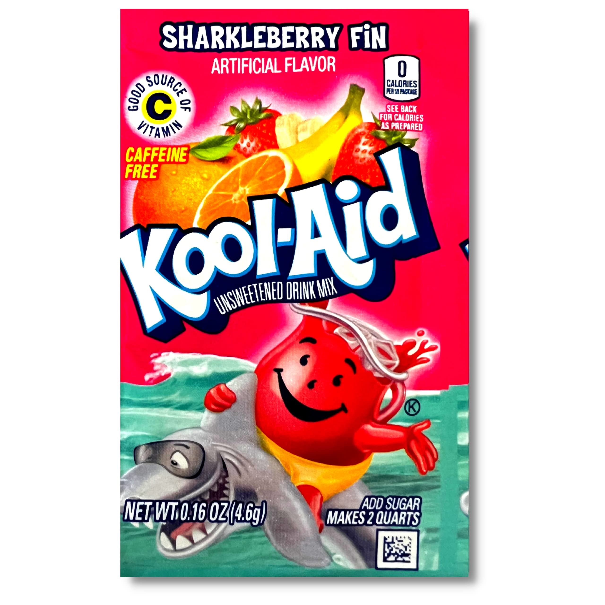 Kool-Aid Cherry Unsweetened Soft Drink Mix, 0.13-Ounce Envelopes
