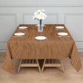 thumbnail image 3 of Square Tablecloth, Waterproof Polyester Table Cover, Wrinkle Resistant & Washable Fabric for Dining, Kitchen, Picnic, 42x42in(107x107cm), Wood Print, 3 of 6