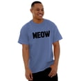 thumbnail image 5 of Crazy Cat Lady Meow Pet Lovers Plus Size Crewneck Graphic Tee Shirt Brisco Brands 5X, 5 of 6