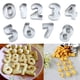 thumbnail image 1 of pstuiky Juego de 9 moldes para cortar pasteles con forma de números del 0 al 8., 1 of 7