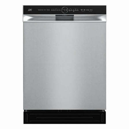 SPT SD-6505SS 24 in. Built-In Stainless Steel Tall Tub Dishwasher with Smart Wash System, Heated Drying & Energy Star
