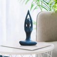 thumbnail image 4 of Personaje Yoga Chica Adornos Escultura Decoración para hogar Arte abstracto decorativo Estatuilla Estatua Dormitorio Oficina Estante Decoración de azul 3 Yotijar Figura de postura de yoga, 4 of 9