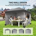 thumbnail image 4 of Outsunny 10' x 10' Pop Up Canopy Tent with Removable Sidewalls Carry Bag, 4 of 10
