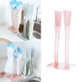 thumbnail image 4 of Miangastore 1pc Multi-functional Drain Rack Rubber Gloves Holder Dish Cloth Rack for Household Kitchen Bathroom (Pink), 4 of 8