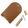 thumbnail image 1 of Travel Card Game Board Leather Pocket Sized Scoreboard Portable Game Bag Folding Score Board, 1 of 8