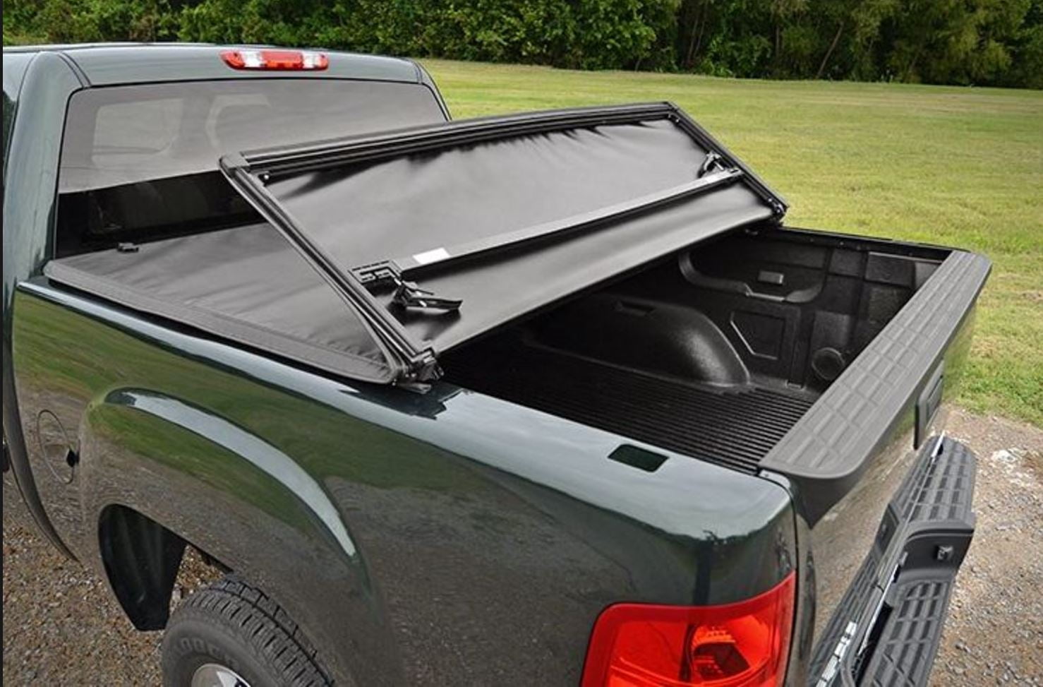 Rl Concepts Tri Fold Soft Tonneau Cover 16 17 Tacoma Access Double Cab 5 Ft 60 Sb Short Bed Walmart Com