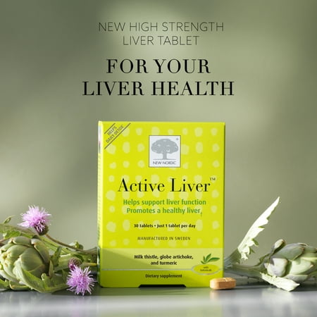 Active Liver, 30 Tablets, New Nordic