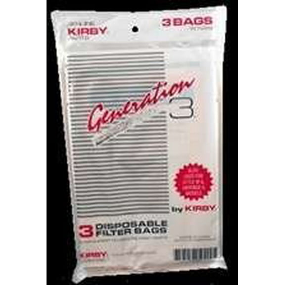 Compatible with Kirby Paper Bag Style 3 and G3 Pkg of 3 #197289SW