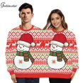 thumbnail image 2 of Sudadera con estampado 3D de dos personas para hombre y mujer, jersey de cuello redondo, ropa de calle divertida y novedosa, ropa de manga larga para pareja, 2 of 4
