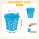 thumbnail image 3 of Uxcell Paquete de 3 Cubos de Metal Pequeños con Asa, 2.4 x 2 Pulgadas Cubos Mini de Hierro para Jardineras de Flores/Jardín [Lunares, Azul Profundo], 3 of 6