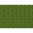 thumbnail image 1 of Ahgly Company Indoor Rectangle Patterned Dark Lime Green Area Rugs, 2' x 4', 1 of 6