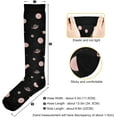 thumbnail image 3 of Coolnut Compression Socks Set of 2 Pairs for Women & Men - Best Support Socks for Running, Nurses, Travel (Galaxy Space Planets) Gift, 3 of 7