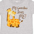 thumbnail image 4 of Inktastic My Grandma Loves Me Boys or Girls Toddler T-Shirt, 4 of 5