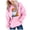 Pink, variant on Ccpelsie Girls Stripes Pullover Hoodie Long Sleeve Sweatshirt Tops with Kangaroo Pocket Winter Clothes(Red,10-11 Years)