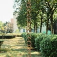 thumbnail image 2 of Topadorn Ring Rain Chain 8.5ft Length Rain Collector for Gutters Outdoor Decor, 2 of 11