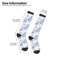 thumbnail image 2 of Fotbe Rose Flowers Calcetas Divertidas Estampadas para Hombre y Mujer, Calcetas de Algodón hasta la Rodilla para Caminar, Correr, Enfermería y Embarazo, 2 of 6