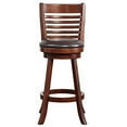 thumbnail image 3 of Boraam Tierra 29" Full Back Wood Swivel Bar Stool, Set of 2, Hazelnut, 3 of 6