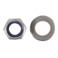 thumbnail image 1 of Forgefix Hexagonal Nuts With Nylon Inserts, S/s, 1 of 3