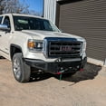 thumbnail image 2 of Vijay Compatible with 2014-2015 GMC Sierra 1500 Front Bumper Textured Steel with Light and D-ring, 2 of 8