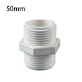 thumbnail image 4 of Riwesomey Conector de manguera de agua de PVC, repuesto antioxidante reutilizable para el hogar, baño, invernadero, accesorios adaptadores de tubería de Jardín y Patio 50 mm Riwesomey TO009905-03, 4 of 6