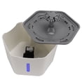 thumbnail image 3 of Fuente de agua para gatos de acero inoxidable, alimentador de fuente para gatos, dispensador de agua para mascotas USB, fuente para beber para gatos, muy versátil, 3 of 8