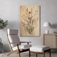 thumbnail image 2 of PixonSign Canvas Print Wall Art Vintage Garden Wildflower Still Life Nature Wilderness Illustrations Modern Art Botanical Floral Farmhouse/Country Relax/Calm/Cozy - 24"x36", 2 of 5
