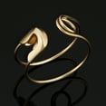 thumbnail image 7 of Au Naturale 14k Yellow Gold Safety Pin Open Ring (size 6), 7 of 7