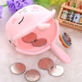 thumbnail image 4 of SHISUYAN 2pcs Silicone Pouch Purse Wallet Multifunction Cartoon Bunny Short Coin Purse, 4 of 8