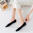 thumbnail image 2 of Vinsonshop 6 Pairs Womens Socks No Show Cotton Socks for Women Low Socks for Women Womens Socks Low Cut Socks for Flats No Show Non Slip Flat Socks for Women Ultra Low No Show Socks Womens Black, 2 of 2