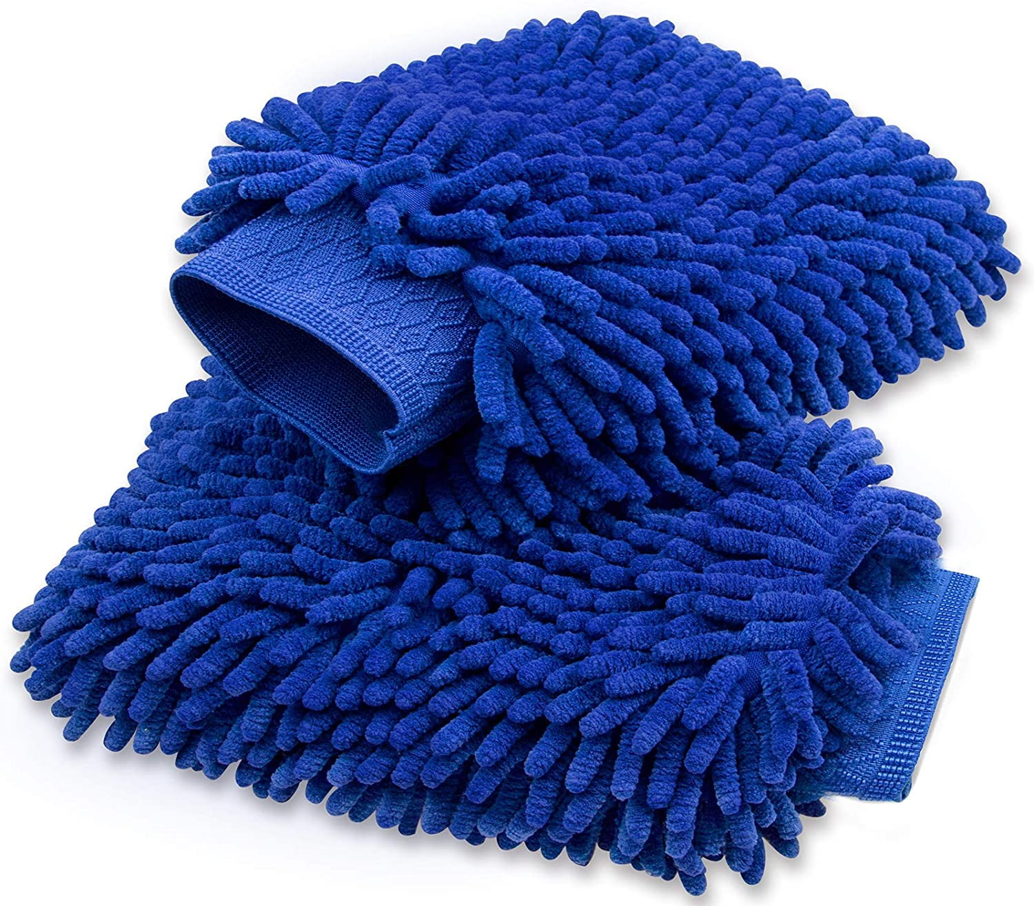 Blue 3 Pack Lint Free 3 Pack Extra Large Size Scratch Free Wash Glove Premium Chenille Microfiber Wash Mitt N / A League Ultimate Car Wash Mitt 