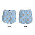 thumbnail image 5 of Lsque Cute Cartoon Corgi Printed Women's Running Shorts with Liner Pockets,Elastic Quick Dry Workout Athletic Gym Yoga Shorts,Womens High Waist Shorts-Large, 5 of 9