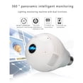 thumbnail image 4 of V380 Bombilla panorámica de 360 ​​grados Cámara Seguridad para el hogar Inalámbrico WIFI Vigilancia IP 1.3MP Cámaras Bombilla Inevent DZ6447-01B, 4 of 7