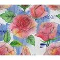 thumbnail image 4 of oneOone Cotton Flex White Fabric Leaves & Flower Florals Quilting Supplies Prints Sewing Fabric By The Yards 40 Inches Wide, 4 of 4