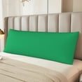 thumbnail image 5 of Naloa Forestgreen Super Soft 20x60 Body Pillow Case,Long Side Hidden Zipper（PILLOWS ARE NOT INCLUDED）, 5 of 6