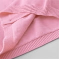 thumbnail image 5 of Coerni Girls Long Sleeve Cardigan Kids Casual Open Front Chunky Sweater Fall Outerwear Crewneck Knit Uniform Cute Soft Cotton Coat, 5 of 9