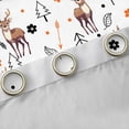 thumbnail image 4 of Castle Fairy Deer Curtains Pack of 2 (42x84 Each),Polka Dots Flowers Curtains Blackout, 4 of 6