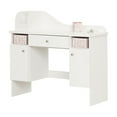 thumbnail image 2 of South Shore Vito Makeup Desk with Drawer, in Pure White, 2 of 12