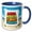 Blue/White, variant on 3drose, Anna Maria Island, Florida. American Beaches, Summer, Travel, Gift, 11oz Mug
