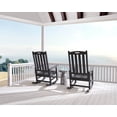 thumbnail image 2 of GONICHA Oversized Outdoor Rocking Chair,Easy to Assemble High Density Polyethylene Patio Rocking Chair,Black, 2 of 6