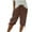 Multicolor, variant on WIZUTIZ Womens Long Shorts Casual Wide Leg Active Baggy Shorts Mid Rise Solid Trousers Knee-Length with Pockets Tie Side Jogging Trousers for Lady Fitness Clubs Blue Linen